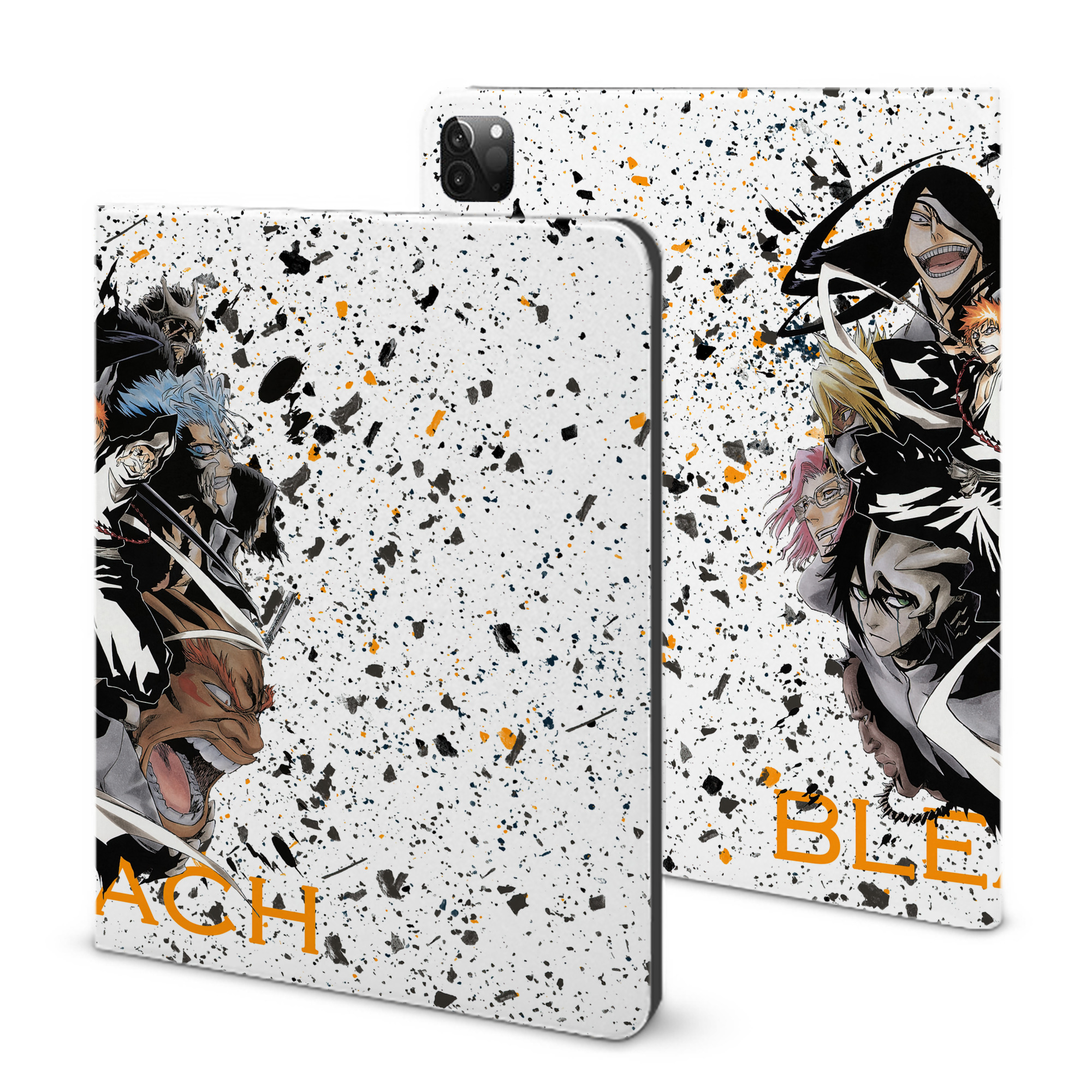 （画像用） ブリーチ BLEACH IPadケース ペンホルダー付き ブックスタイルデザイン
